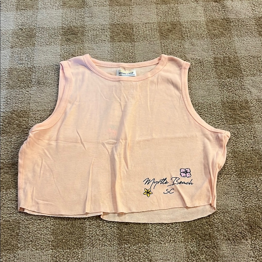 Peach Myrtle Beach SC Tank Top